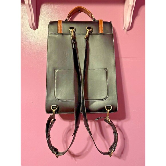 ECOSUSI New PU Leather Backpack for Laptop 15.6 inches Unisex - Vintage Style - Picture 2 of 2